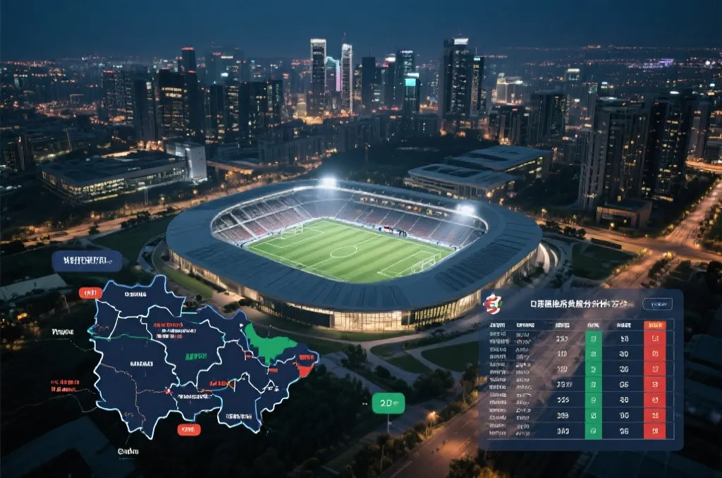 2026世界杯美国主办城市与积分榜走势示意图